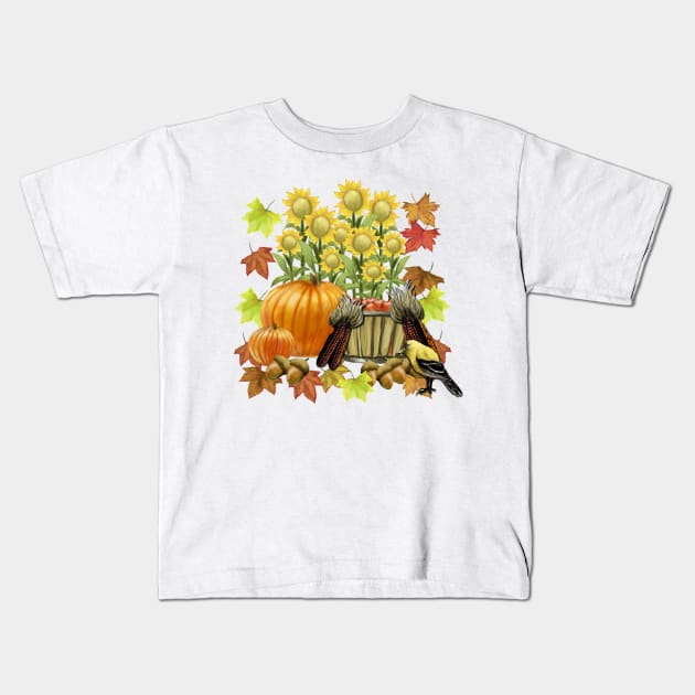 Harvest Kids T-Shirt by PeggyNovak